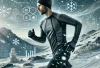 Maglia termica da corsa a maniche lunghe, traspirante e termoregolante per l'allenamento invernale all'aperto.